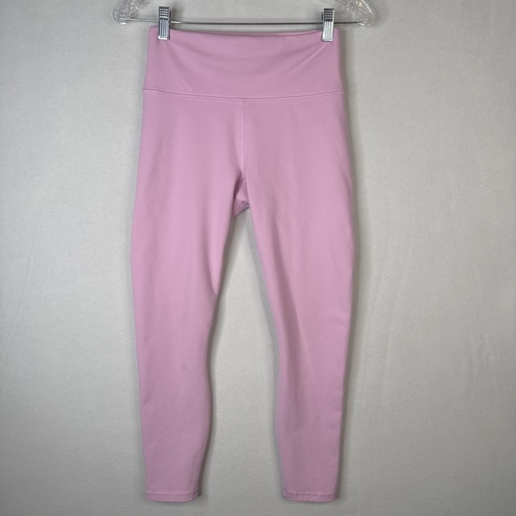 Fabletics Pants - Fabletics PowerHold Pink Leggings Small High Rise Athletic Yoga Gym